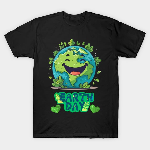 Earth day T-Shirt by HyzoArt